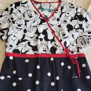 Disney scrub top